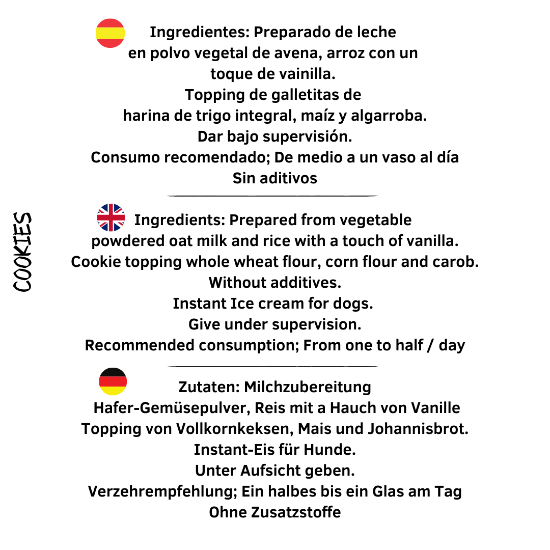 Hondenkoekjes ijs