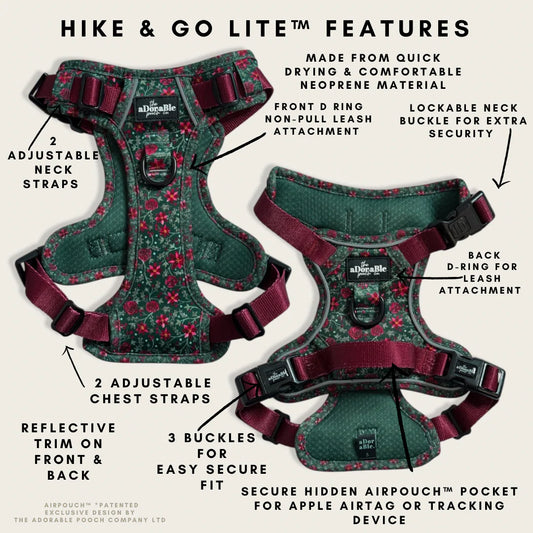 Hike & Go Lite™ Harnas – Holly & Ivy