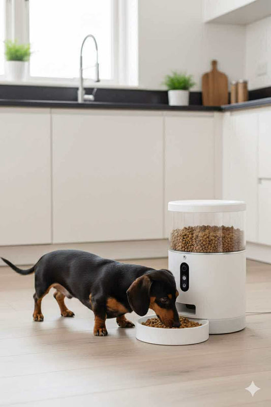 Distributeur automatique de croquettes avec caméra