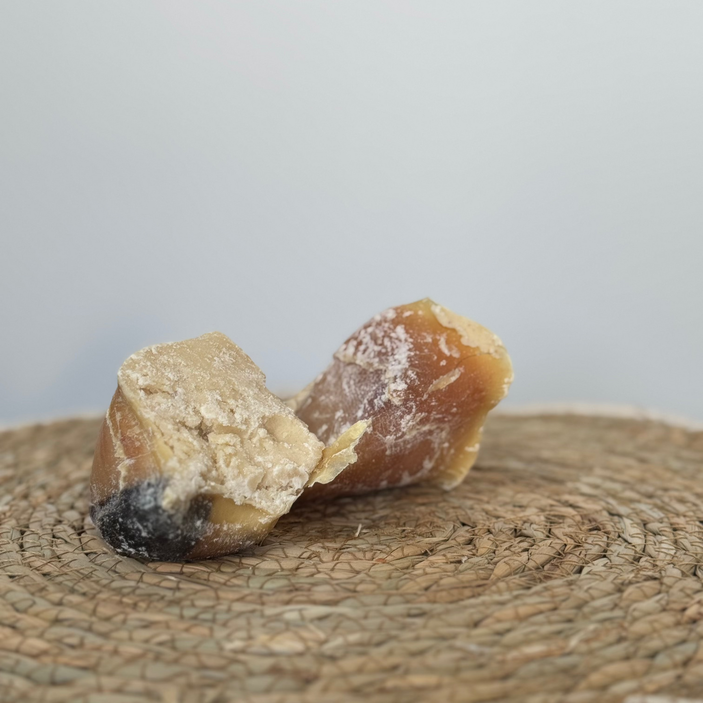 Kauwhoef gevuld met schapenvet