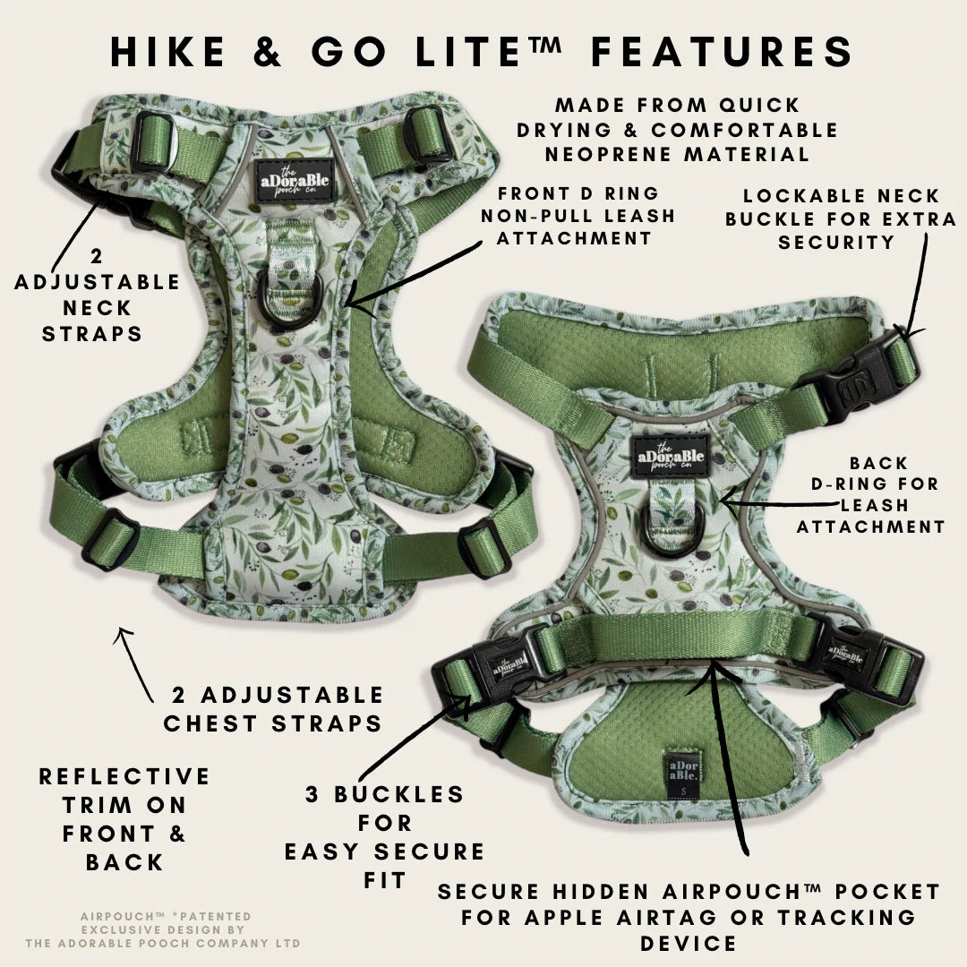 Hike & Go Lite™ Harness - Olive Grove