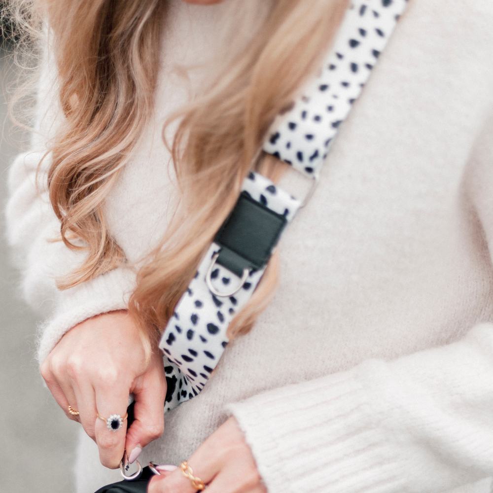 Bag Strap – Monochrome Spots