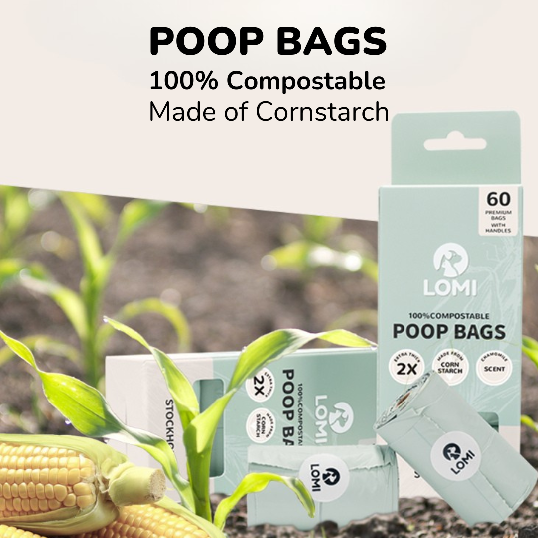 🌍 Compostable poop bags