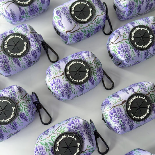 Poop Bag Houder – Wisteria Waltz