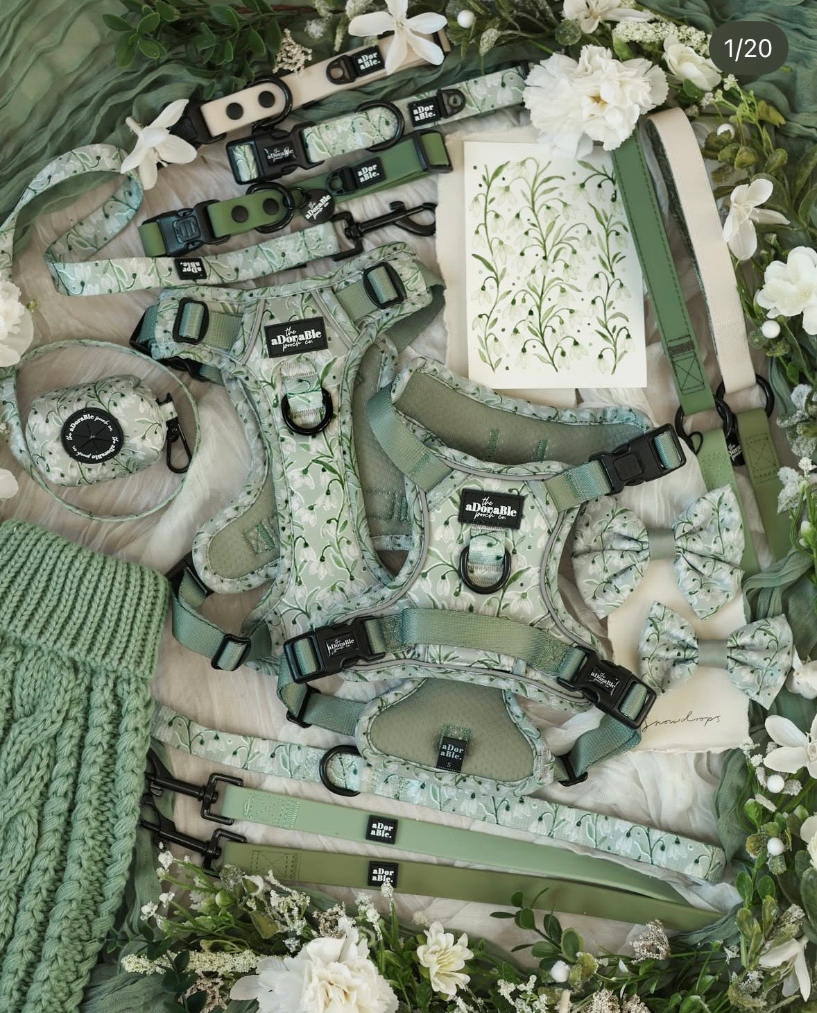 Hike & Go Lite™ Harnas – Silent Snowdrops