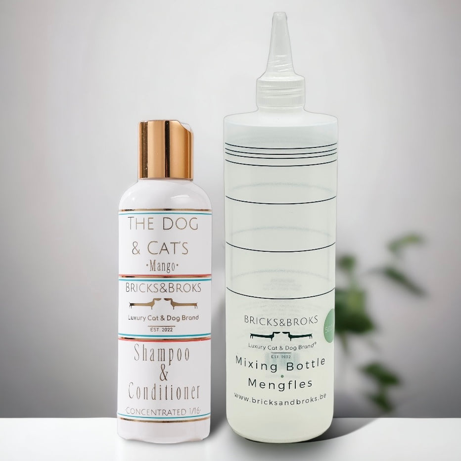 Le shampoing et l'après-shampoing pour chiens et chats