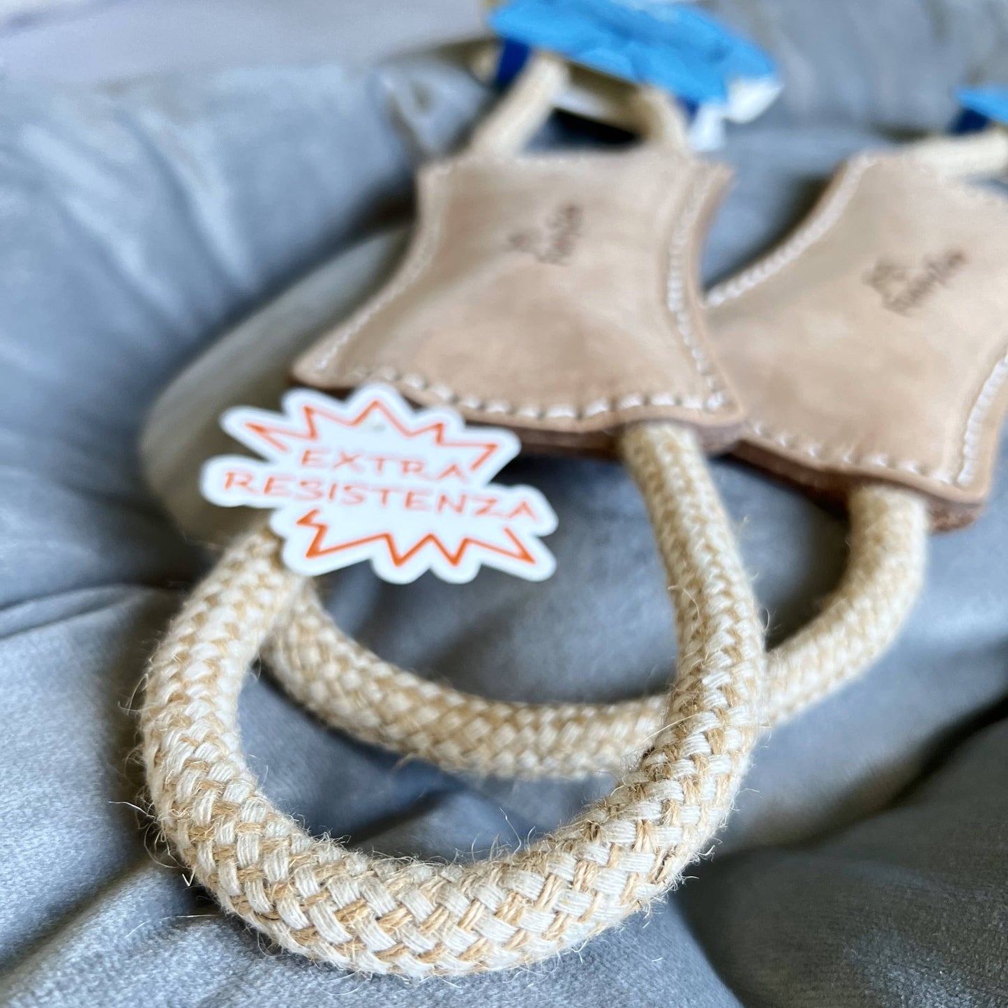 Bouée de sauvetage en cuir pour chien