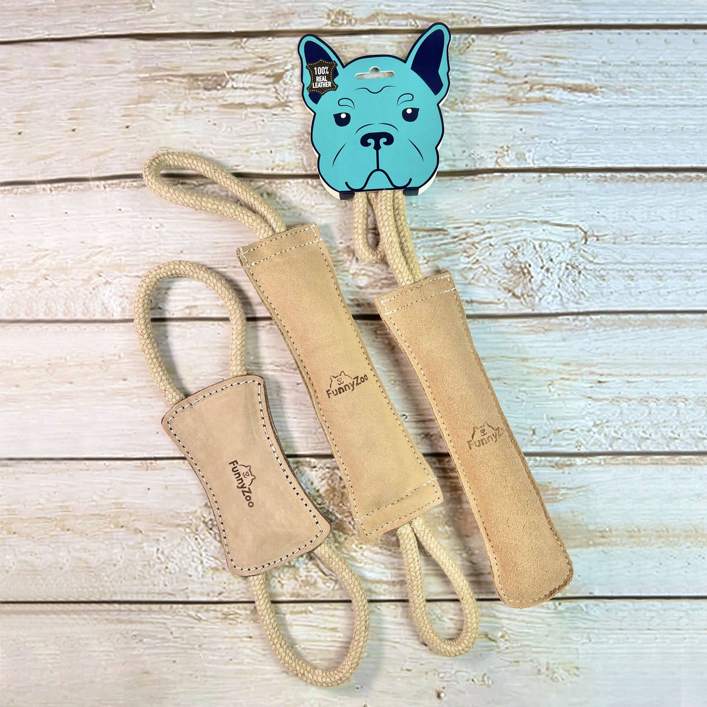 Bouée de sauvetage en cuir pour chien