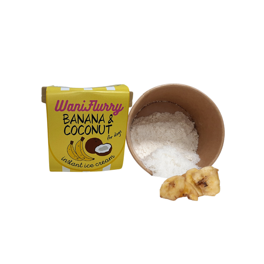 Kokos & Banaan Hondenijs